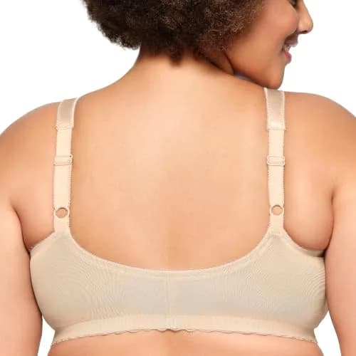 Glamorise Full Figure Plus Size MagicLift Front-Closure Support Bra Wirefree Blush | Support & Comfort for Curvy Women thumbnail 2