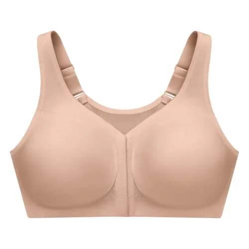Glamorise Posture Back Front-Closure Full Figure Plus Size MagicLift Bra Wirefree 52H | Support & Posture thumbnail 4