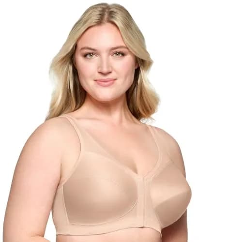 Glamorise Posture Back Front-Closure Full Figure Plus Size MagicLift Bra Wirefree 52H | Support & Posture thumbnail 7