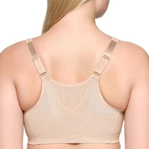 Glamorise Posture Back Front-Closure Full Figure Plus Size MagicLift Bra Wirefree 52H | Support & Posture thumbnail 2