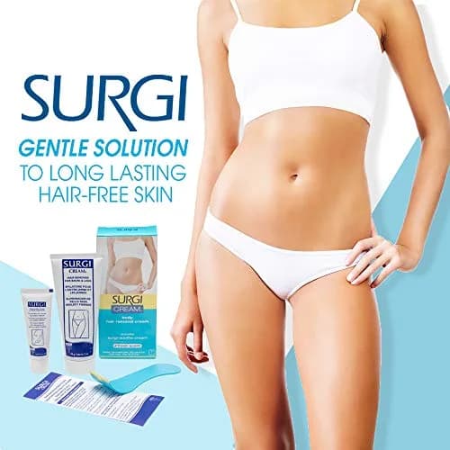 Surgiwax Body Hair Removal Cream Fresh Scent 2 oz | Gentle, Effective & Painless for All Skin Types thumbnail 2