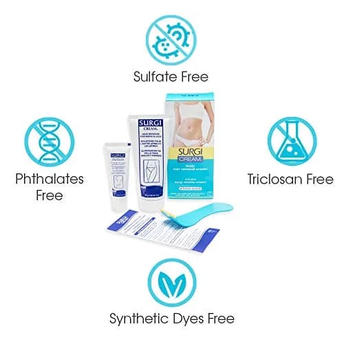 Surgiwax Body Hair Removal Cream Fresh Scent 2 oz | Gentle, Effective & Painless for All Skin Types thumbnail 4