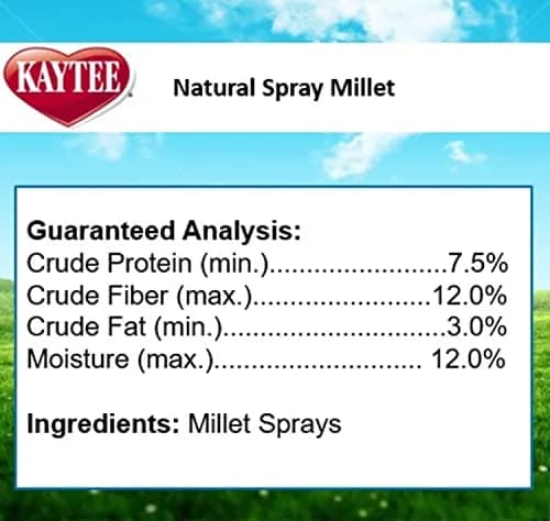 Kaytee Natural Spray Millet Treat for Pet Birds, 200g (7 oz) | All-Natural Foraging Enrichment thumbnail 8