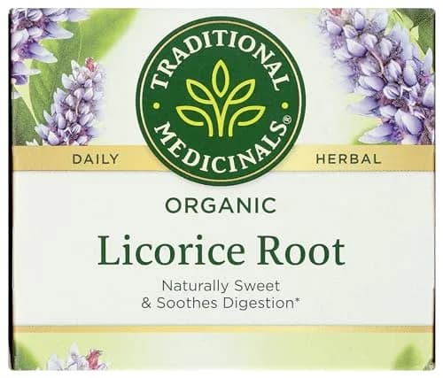 Traditional Medicinals Organic Licorice Root Tea 16 Tea Bags | Soothes Digestion & Supports Respiratory Health thumbnail 7
