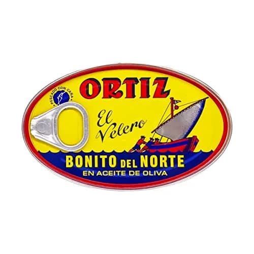 Ortiz White Tuna in Olive Oil, 112g (3.95oz) | Spanish Wild Caught Bonito del Norte thumbnail 1
