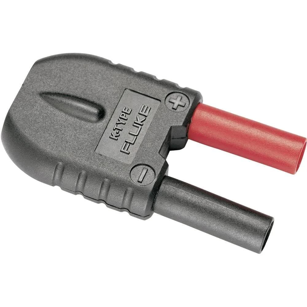 Fluke 80AK-A Thermocouple Adapter | Rugged, Reliable, for Electric Testing in India — black