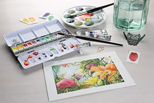 Schmincke HORADAM AQUARELL 24 Half-Pan Watercolors | Premium Artist Quality, Made in Germany, 24 x 1/2 pans thumbnail 4