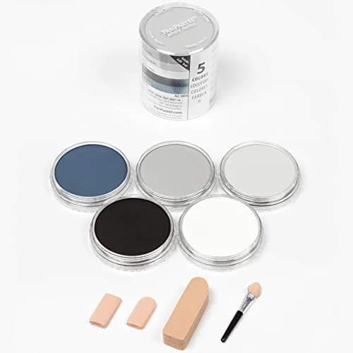 PanPastel Artist Pastels Grays Set 5 Color 9ml (0.3 Fl Oz) | Professional Artist Pastels thumbnail 2