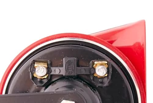 Hella Red Trumpet High-Tone Horn 12V 500Hz with Bracket | 0.28 kg (0.59 lb) - Universal Fit thumbnail 2