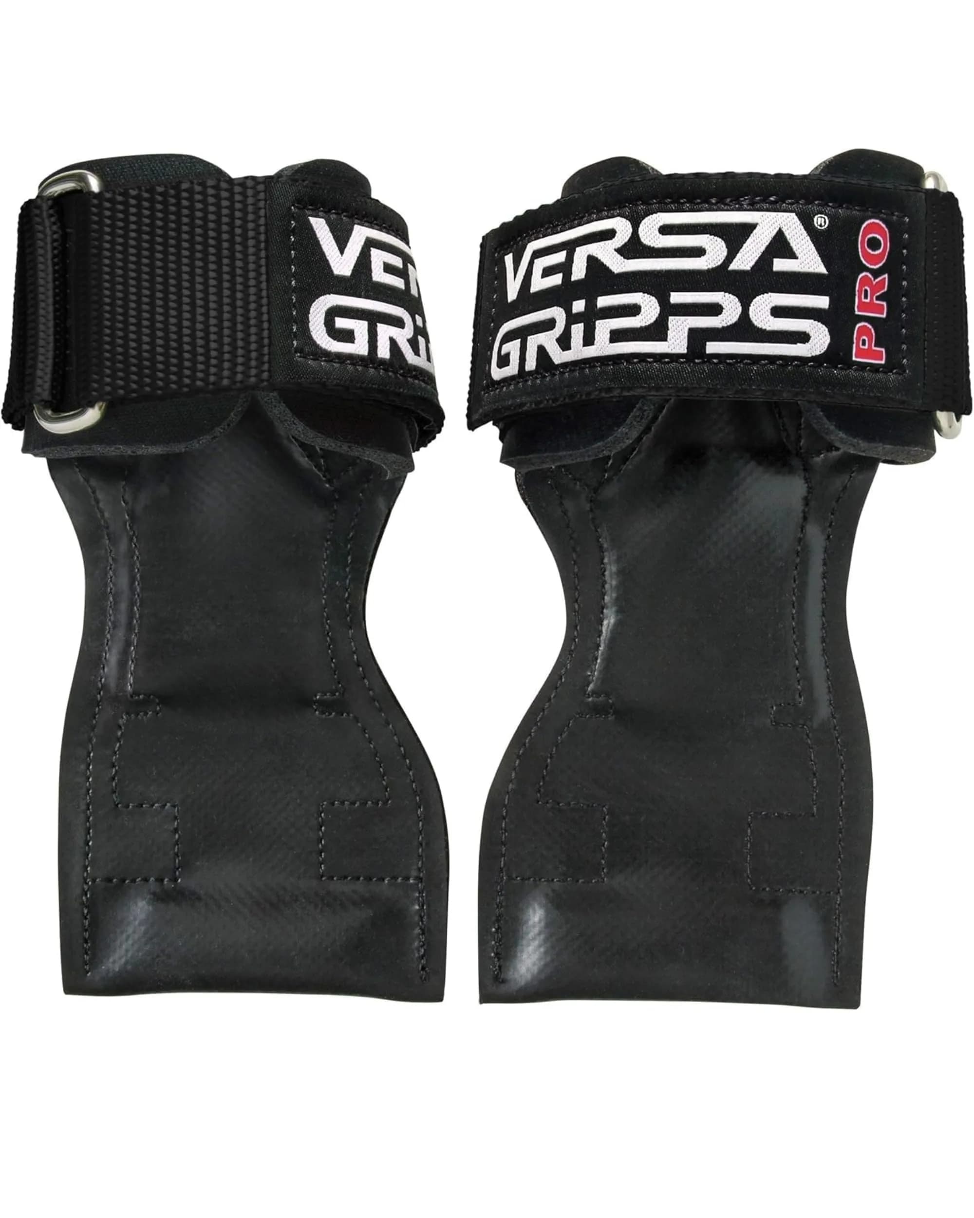 Versa Gripps PRO Wrist Straps XS Black | Proven All-in-One Advantage for Weightlifting