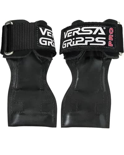 Versa Gripps PRO Wrist Straps XS Black | Proven All-in-One Advantage for Weightlifting thumbnail 1