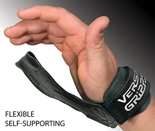 Versa Gripps PRO Wrist Straps XS Black | Proven All-in-One Advantage for Weightlifting thumbnail 4