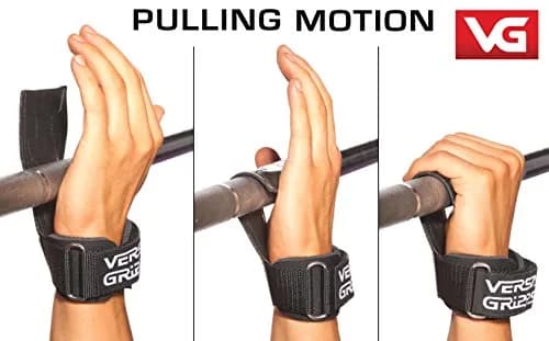 Versa Gripps PRO Wrist Straps XS Black | Proven All-in-One Advantage for Weightlifting thumbnail 3