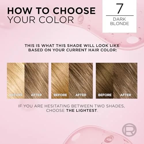 L'Oreal Paris Excellence Crème Permanent Hair Dye 7 Dark Blonde | Triple Care Color with Hyaluronic Acid for 100% Gray Coverage thumbnail 6