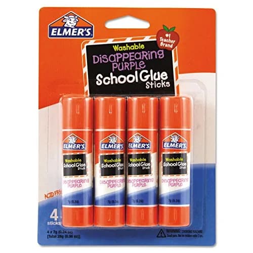 Elmer's Disappearing Purple School Glue Stick 0.24 oz | No-Mess Bonding for Students & Crafts thumbnail 1