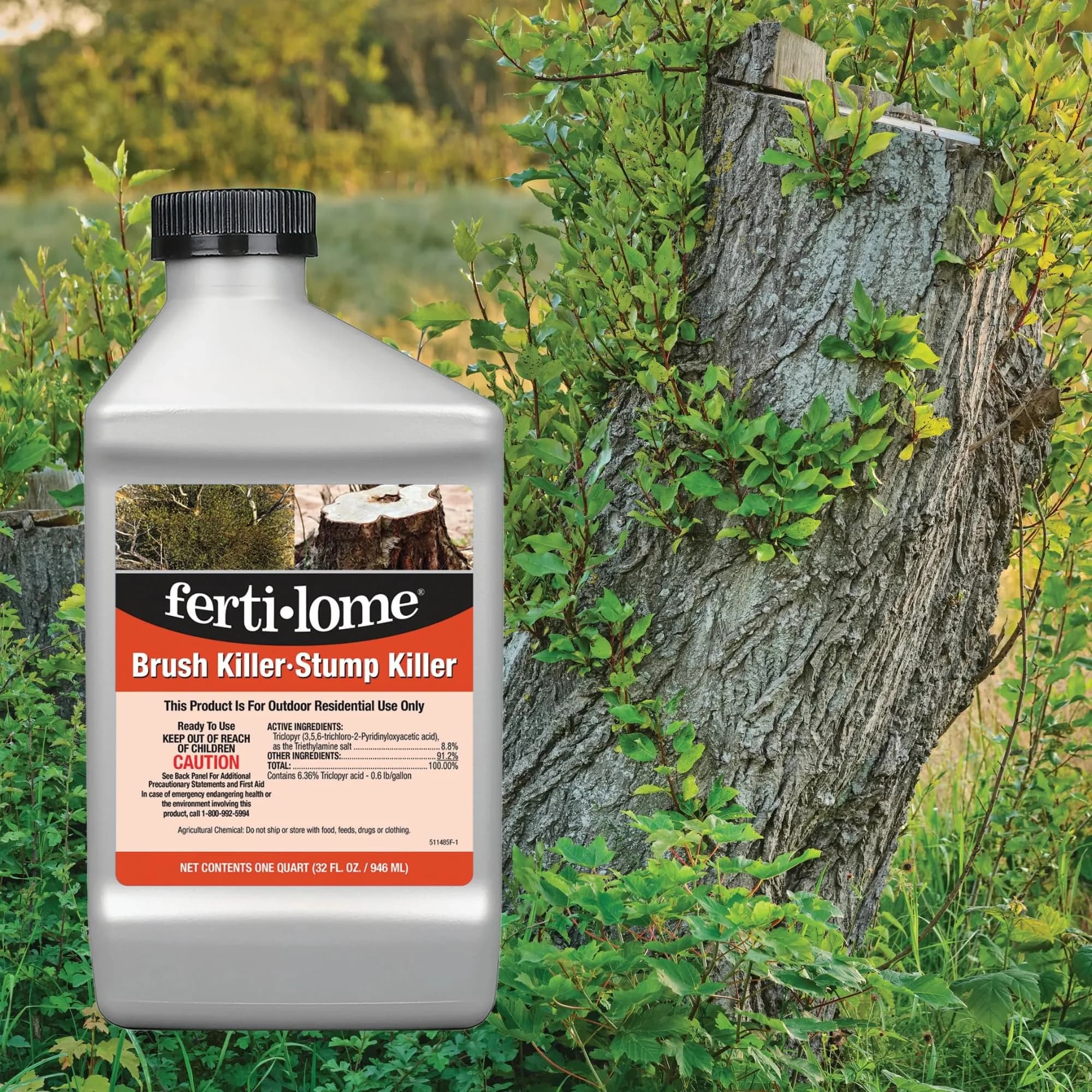 Fertilome Brush Killer & Stump Killer Woody Plant Control 946ml (32 oz) | Kills Stumps, Vines, and Woody Plants - view 2