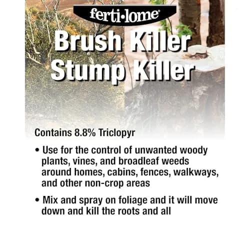 Fertilome Brush Killer & Stump Killer Woody Plant Control 946ml (32 oz) | Kills Stumps, Vines, and Woody Plants thumbnail 3