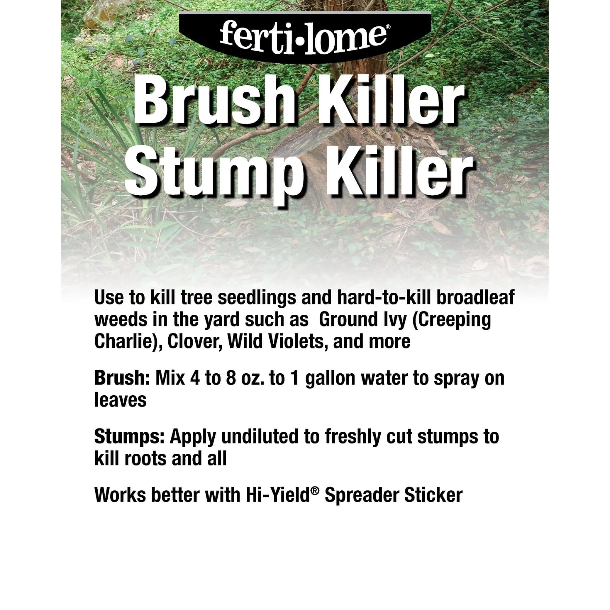 Fertilome Brush Killer & Stump Killer Woody Plant Control 946ml (32 oz) | Kills Stumps, Vines, and Woody Plants - view 4