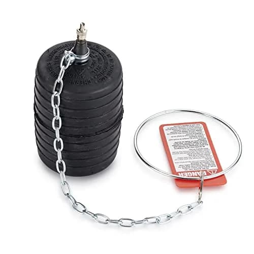 Cherne 4" Rubber Test-Ball Pipe Plug | Inflatable Drain & Waste System Seal thumbnail 2