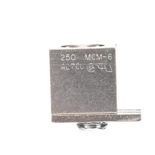 SIEMENS ECCS2 Ground Bar Lug Kit #6-250 MCM | Copper, Silver, Non-Insulated, 1/2 inch stud thumbnail 3
