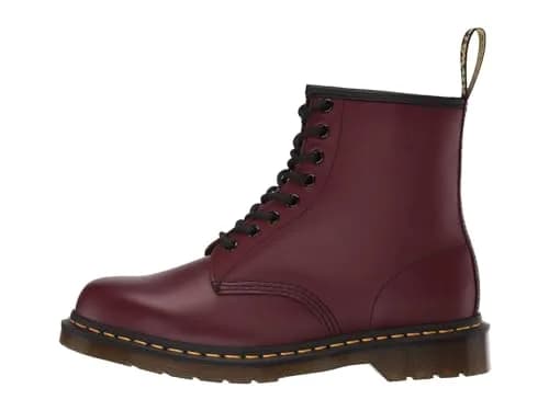 Dr. Martens 1460 Smooth Leather Boot, Cherry Red | Classic Unisex Combat Style (70-120 chars) thumbnail 5