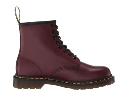 Dr. Martens 1460 Smooth Leather Boot, Cherry Red | Classic Unisex Combat Style (70-120 chars) thumbnail 7