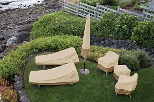 Classic Accessories Veranda Water-Resistant Adirondack Chair Cover 81 cm (31.5"L x 33.5"D x 36"H) | Heavy Duty Gardelle Fabric thumbnail 7