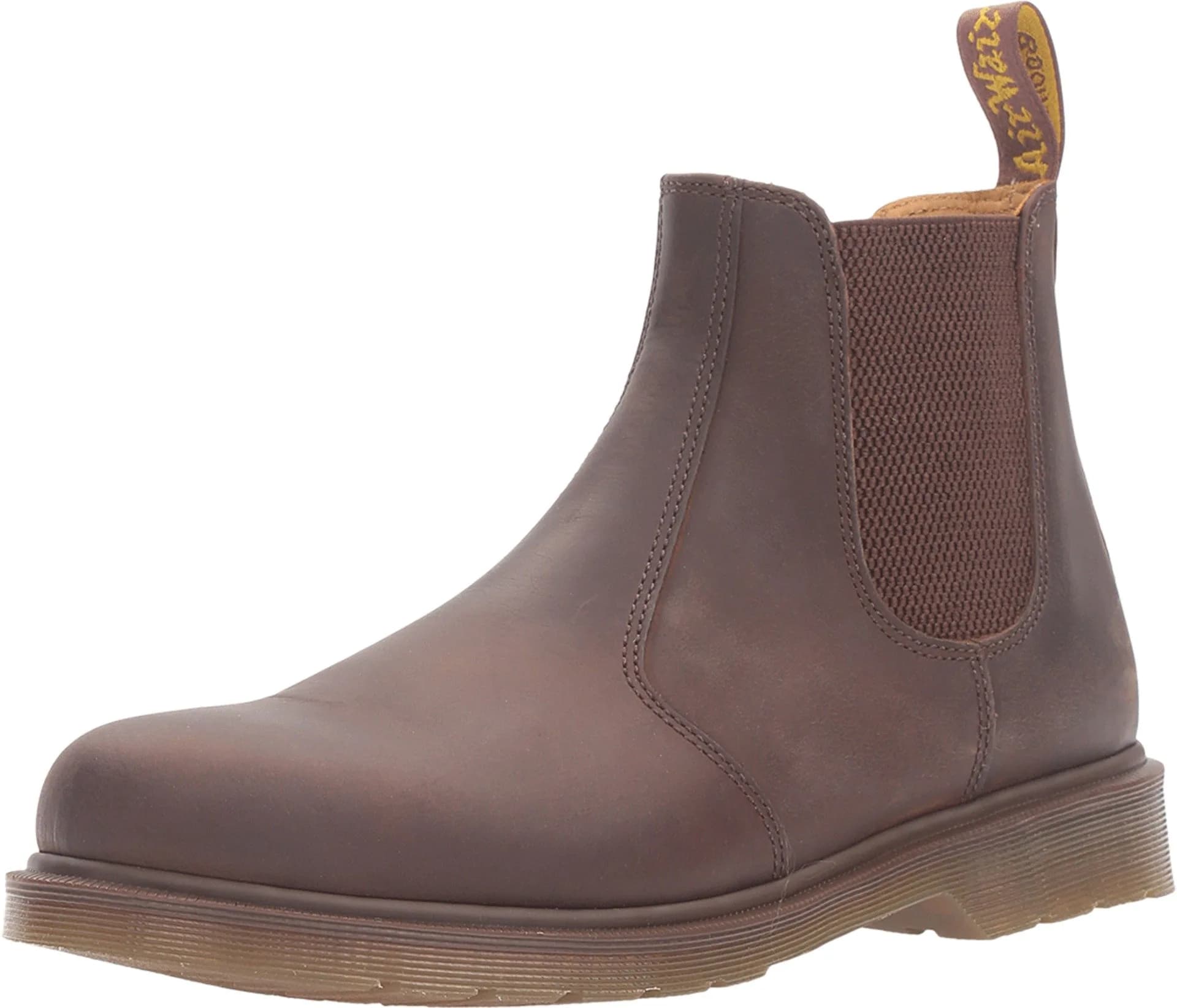 Dr. Martens 2976 Chelsea Boot Dark Brown Leather 6 US Women / 5en | Classic British Style - main product image