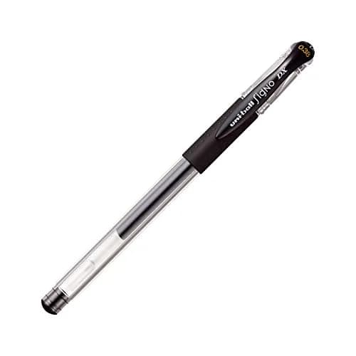 三菱鉛筆 Uni Gel Ballpoint Pen Signo Extra Fine 0.38mm Black | Precise, Japan-origin, 1 Pack thumbnail 1