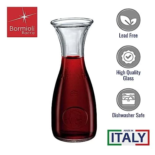 Bormioli Rocco Misura Wine Carafe 8-1/2 oz | Italian Certified Serveware thumbnail 4