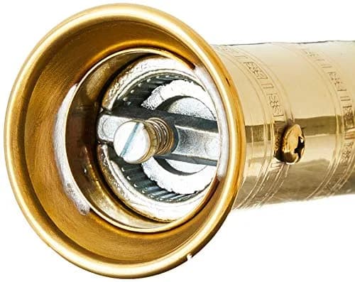 Pepper Mill Imports Atlas Pepper Mill Brass 7.5" | European Handcrafted Flavor thumbnail 3