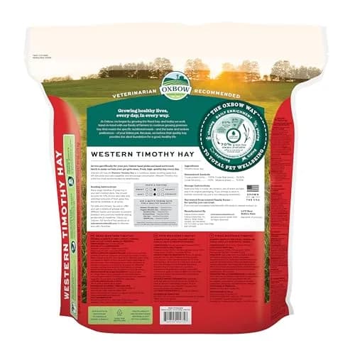 Oxbow Western Timothy Hay, Rabbit & Guinea Pig Hay, 1.13 kg (40 oz) | Supports Digestive & Dental Health thumbnail 2