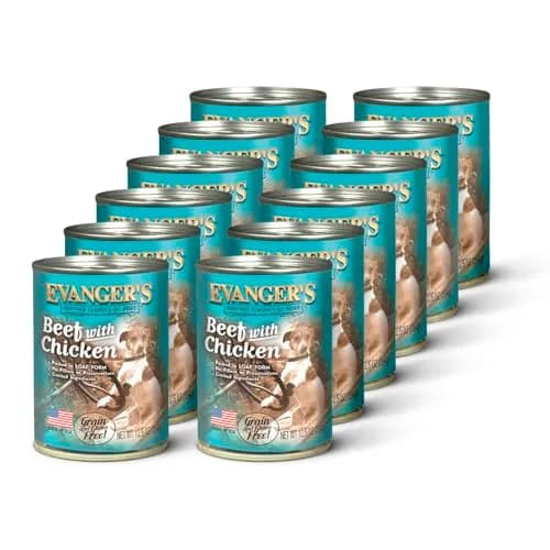 Evanger's Heritage Classic Beef with Chicken Dog Food – 12 Pack, 12.5 oz Each | Grain & Gluten Free thumbnail 1