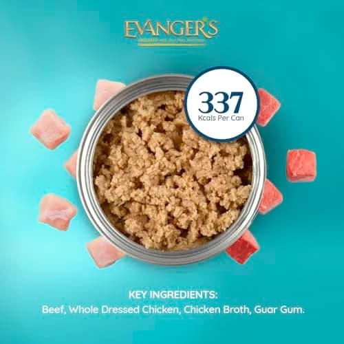 Evanger's Heritage Classic Beef with Chicken Dog Food – 12 Pack, 12.5 oz Each | Grain & Gluten Free thumbnail 4