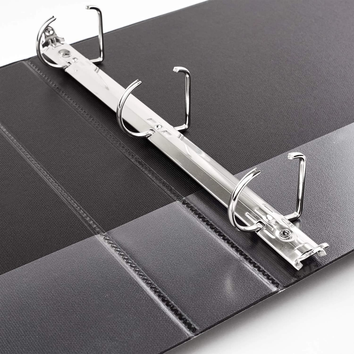 Avery Durable View 3 Ring Binder 1.5" Slant Rings Black 375 Sheets | Tear-Resistant DuraHinge Spine - view 9