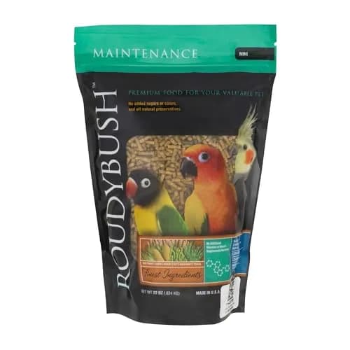 RoudyBush Daily Maintenance Bird Food Mini Pellets 624g (22oz) | Scientifically Formulated Bird Feed thumbnail 1