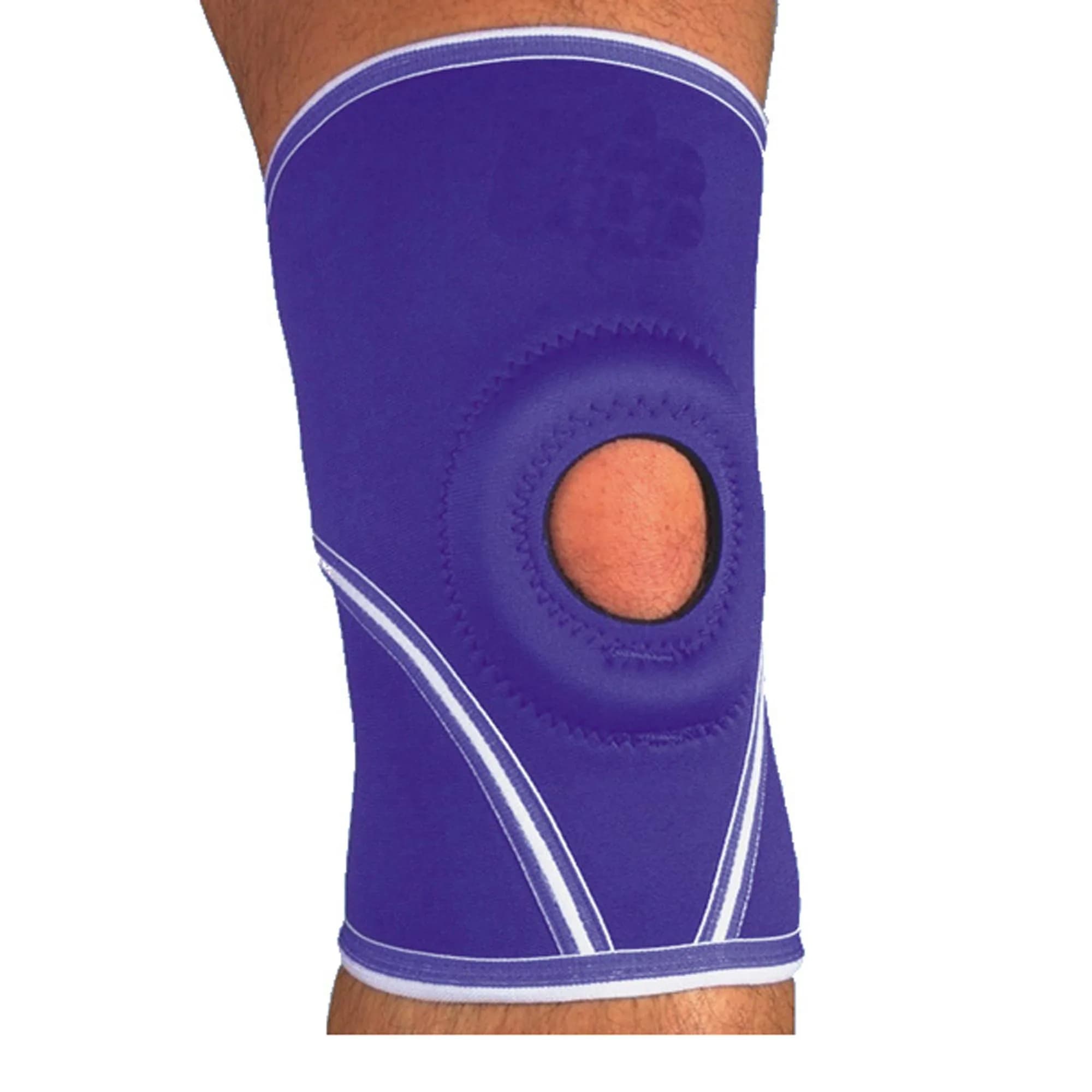MAXAR Airprene Knee Sleeve XL | Breathable Neoprene Support for Men & Women — Blue / XX-Large