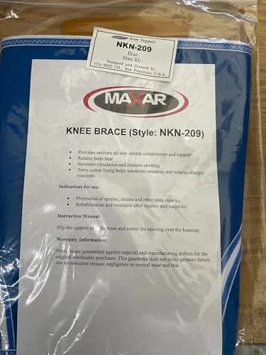 MAXAR Airprene Knee Brace XXLarge | Breathable Neoprene Support with Terrycotton Lining thumbnail 6
