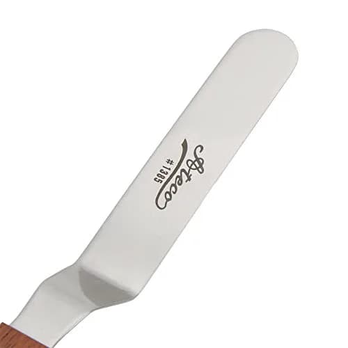 Ateco Offset Spatula with Wood Handle, 4.5-Inch Stainless Steel Blade | Professional Quality Kitchen Tool thumbnail 4