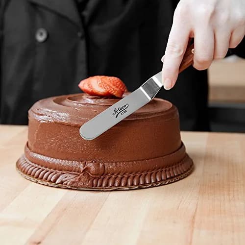 Ateco Offset Spatula with Wood Handle, 4.5-Inch Stainless Steel Blade | Professional Quality Kitchen Tool thumbnail 7