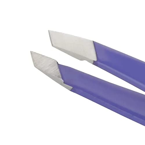 Tweezerman Mini Slant Tweezer Blooming Lilac | Precision Eyebrow Shaping Tool thumbnail 2