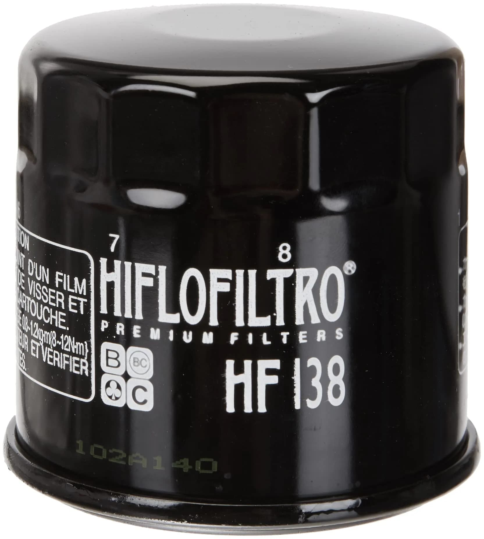 Hiflofiltro HF138 Black Oil Filter | Premium Quality, Vehicle Specific (70-120 chars)