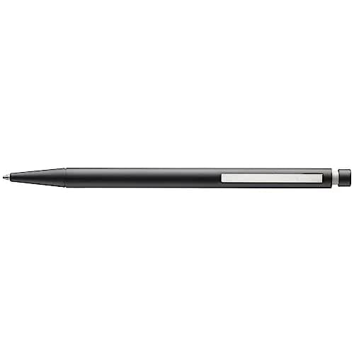 Lamy cp1 black ballpoint pen | Minimalist metal body, cushioned stainless steel clip, M 16 refill thumbnail 2