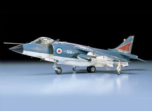 Tamiya 1/48 Scale Royal Navy Sea Harrier FRS.1 Model Kit 29.6cm (11.6 Inch) | Authentic British Aerospace Jet Fighter thumbnail 4