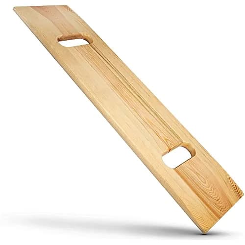 DMI Transfer Board and Slide Board 30in x 8in | Heavy-Duty Wood Mobility Aid up to 440 lbs thumbnail 4