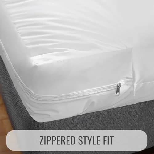 DMI King Size Zippered Mattress Protector 78x80 inches (198x203 cm) | Waterproof Vinyl Bed Cover thumbnail 5