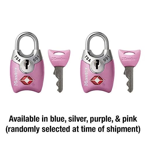 Master Lock TSA Approved Keyed Luggage Lock 2 Pack | Resettable Combination Lock for Travel thumbnail 5