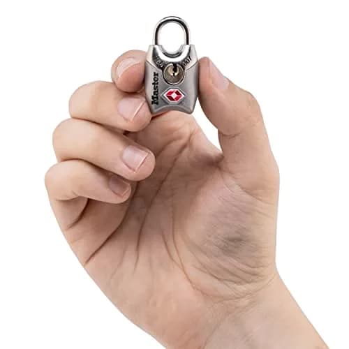 Master Lock TSA Approved Luggage Lock 4 Pack | Durable Metal Body & Shrouded Steel Shackle thumbnail 7
