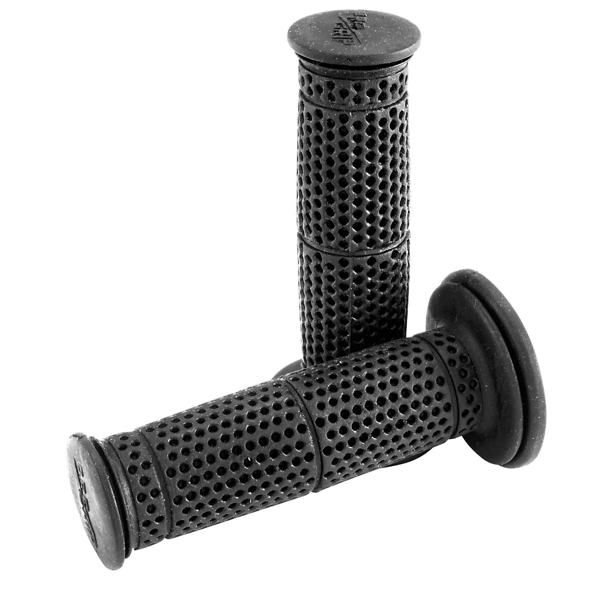 Progrip 714BK Dual Sport Gel Grip 125mm (4.92 inches) | Vibration Dampening for Street & Dirt Bikes — Black