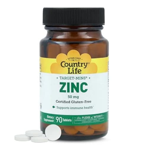 Country Life Target-Mins Zinc 50 mg 90 Tablets | Supports Immune & Protein Health thumbnail 1